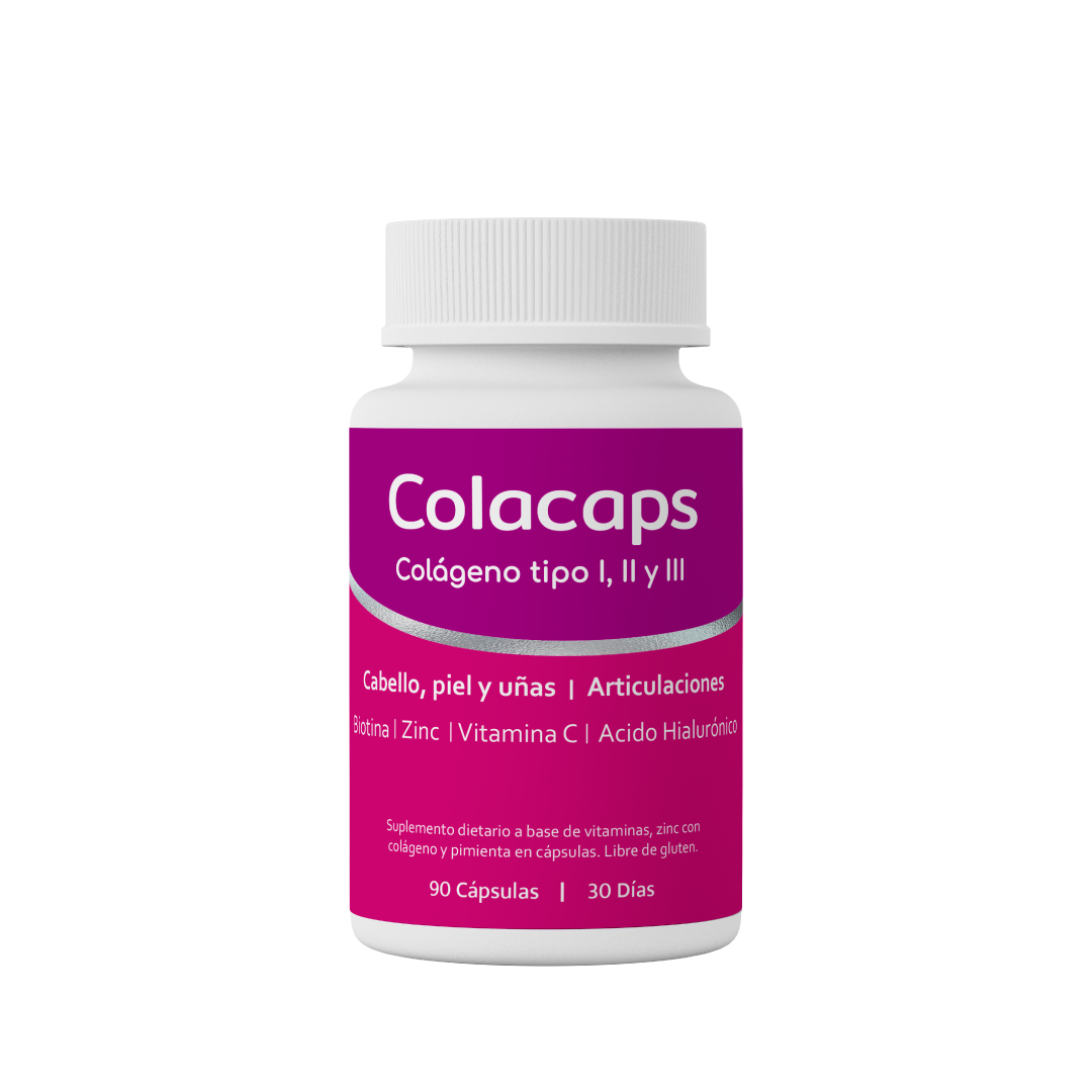 Colacaps - Colágeno Hidrolizado tipo 1, 2 y 3 en Cápsulas