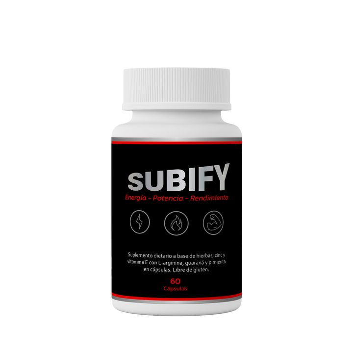 SUBIFY - Potencia, Energía y Rendimiento - 60 Cápsulas